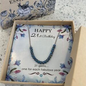 Blue Beaded Necklace
